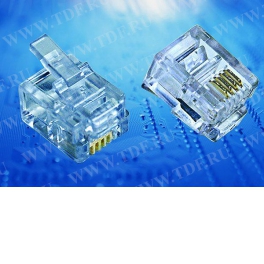 Коннектор RJ-11 (6p4c) цена от коробки