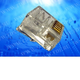 Коннектор RJ-12 (6p6c), 100шт
