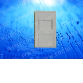 Вставка 45х22,5мм со шторкой для Кейстоуна RJ45