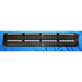 Патч-панель UTP, 19", 48  портов RJ45, cat.5е, 2U, 110 тип, "L" EOL
