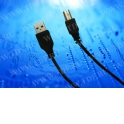 Кабель соединительный   шт.USB A- шт.USB В тип 2.0 (3,0м) блистер