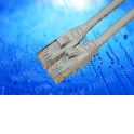 Патч-корд Netko СКС UTP4 cat.6, 5.0м, литой коннектор, серый