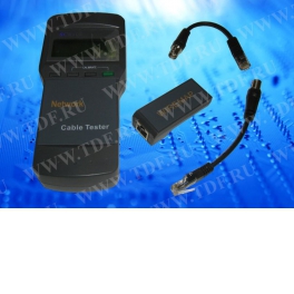 Тестер кабельный UTP/FTP RJ45, BNC, RJ11/12