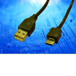 Кабель соед. шт. USB для зарядки и передачи данных телефонов Samsung comte 20 pin (ver2), 1м, USB 2.0 черный