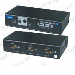 UTP93X1HD-A1 Коммутатор HDMI, 3 входа 1выход, пульт д/у, 1080p/720p, HDMI 1.3