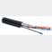 Кабель витая пара FTP 5e кат. 2 пары Hyperline FUTP2-C5-S24-SW-OUT-PE-BK-500