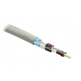 Кабель витая пара Hyperline FUTP25-C5-S24-IN-PVC-GY