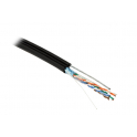 Кабель витая пара FTP 5e кат. 4 пары Hyperline FUTP4-C5E-S24-SW-OUT-PE-BK-500