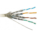 Кабель витая пара Hyperline SFTP4-C7A-S22-IN-LSZH-WH-500