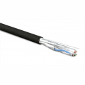 Кабель витая пара FTP 6 кат. 4 пары Hyperline UFTP4-C6-S23-OUT-LSZH-BK-500