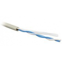 Кабель витая пара UTP 5e кат. 1 пара Hyperline UUTP1-C5-S24-IN-PVC-GY-500