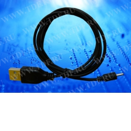 Кабель соед. шт. USB для зарядки телефонов Nokia 2.0, 1м, USB 1.1 черный