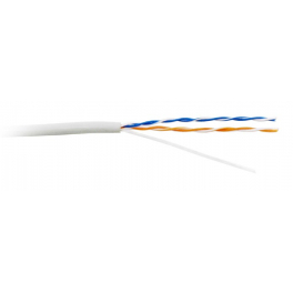 Кабель витая пара UTP 5e кат. 2 пары Hyperline UUTP2-C5-S24-IN-PVC-GY-500