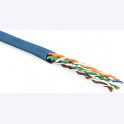 Кабель витая пара UTP 5e кат. 4 пары Hyperline UUTP4-C5E-P24-IN-LSZH-BL-100
