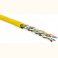 Кабель витая пара UTP 5e кат. 4 пары Hyperline UUTP4-C5E-P24-IN-LSZH-YL-100