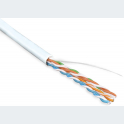 Кабель витая пара UTP 5e кат. 4 пары Hyperline UUTP4-C5E-S24-IN-PVC-GY-100