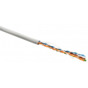 Кабель витая пара UTP 5e кат. 4 пары Hyperline UUTP4-C5E-S24-IN-PVC-GY-305