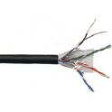 Кабель витая пара UTP 5e кат. 4 пары Lanmaster LAN-5EUTP-WP-OUT