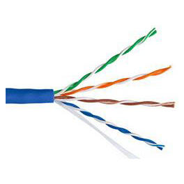 Кабель витая пара UTP 5e кат. 4 пары Netlan EC-UU004-5E-PVC-BL