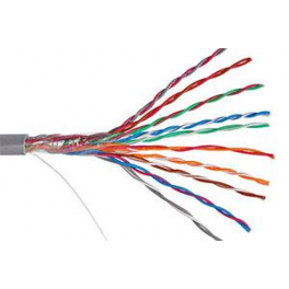 Кабель витая пара Netlan EC-UU010-5-PVC-GY-3