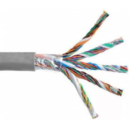 Кабель витая пара Netlan EC-UU050-5-PVC-GY-3