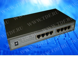 NS10808P PoE, коммутатор, настольный, 8 портовый, 8 PoE 802.3af 1Gbit портов, 15.4W, кабель питания ЕВРО, черный